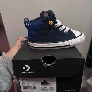 Converse Kids' Dark Blue High-Top Sneakers